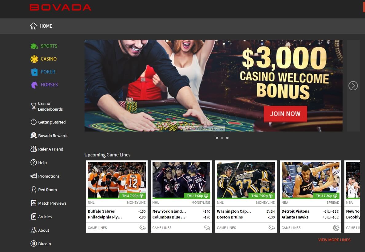 Bovada Casino Review - Learn More About This Canadian Based Casino!