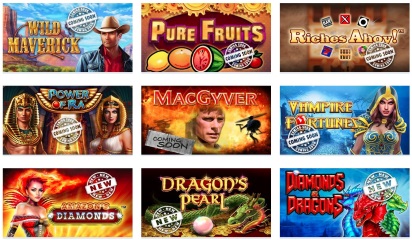 Novomatic are specialized in producing slot games