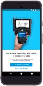 Paypal app is supported by both iOS and Android
